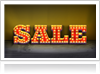 Illuminated Sale Sign